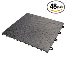 Charcoal Floor Tile-Gladiator GarageWorks GAFT48TT